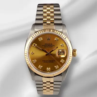 Rolex Datejust Yellow Gold Fluted Gold