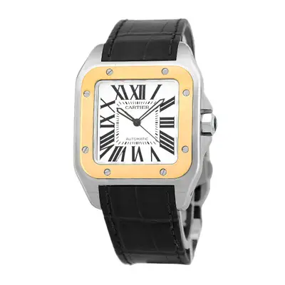 Cartier Stainless Steel 18K Yellow Gold