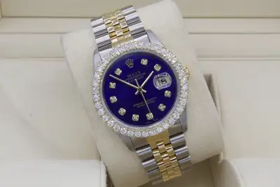 Rolex Datejust Custom 3ct VS Diamond