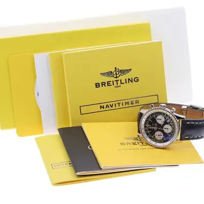 Breitling NAVITIMER A23322 SS Black Silver