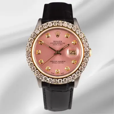 Rolex Datejust 2-Tone 2.50ct Pink