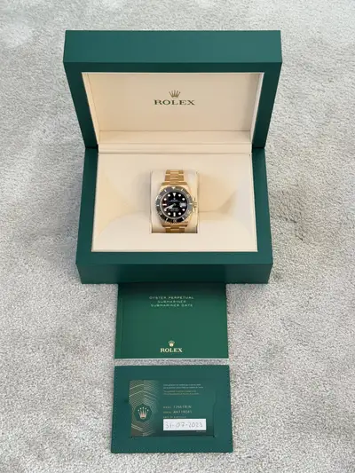 Rolex Submariner Date Yellow Gold Model