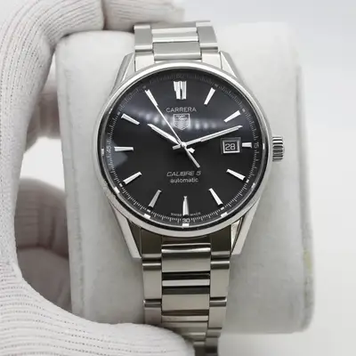 TAG Heuer Carrera Steel Black WAR211A.BA0782
