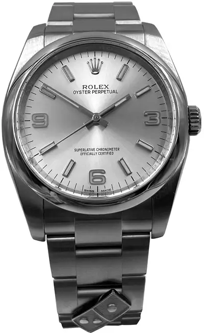 Rolex Oyster Perpetual "Dominos" Stainless Steel