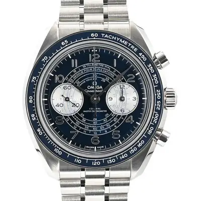 Omega OMEGA Speedmaster Chronoscope 329.30.43.51.03.001 Blue Men's Used Watch #31131