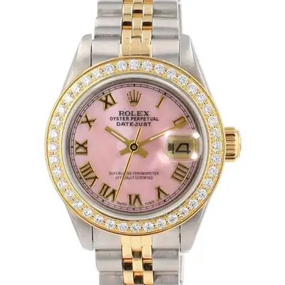 Rolex Datejust Two-Tone Gold Steel Pink