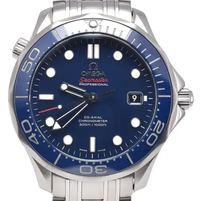Omega Seamaster Diver Date CO-AXIAL Blue