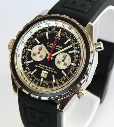 Breitling A41360 CHRONO-MATIC chronograph, Black, WOW!