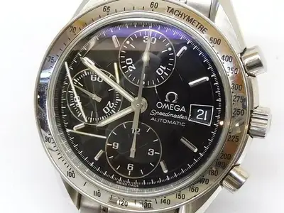 Omega Omega 175.0083 Chronograph Date Speedmaster Automatic Black Men Watch