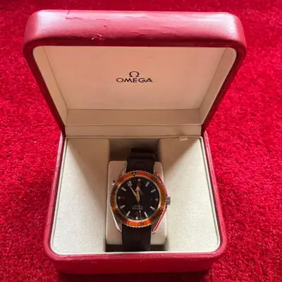 Omega Seamaster Planet Ocean Orange Bezel