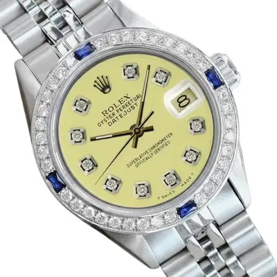 Rolex Datejust Stainless Steel Diamond Bezel