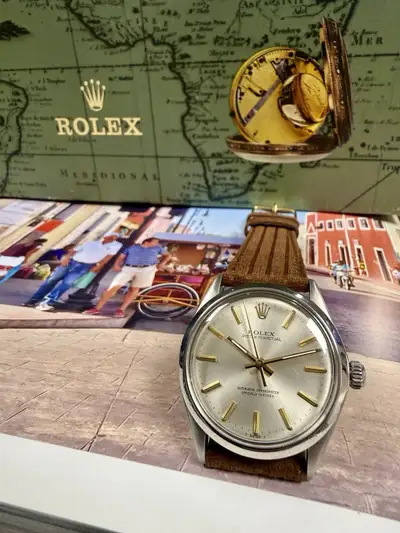 Rolex Oyster Perpetual 5500 Brown Retro