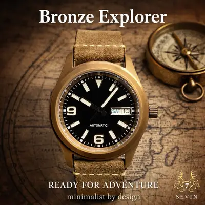 Seiko Sevin Bronze explorer W/ Seiko NH36a
