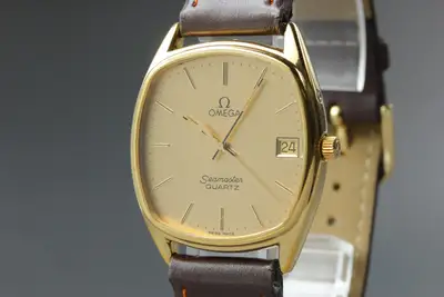 Omega Seamaster Cal.1337 Push Crown Gold