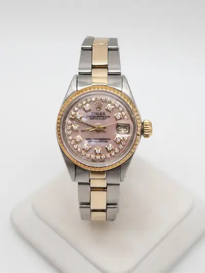 Rolex $9000 Rolex Datejust Pink MOP Diamond