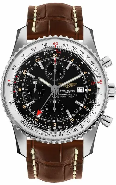 Breitling Navitimer World Chronograph GMT Stainless