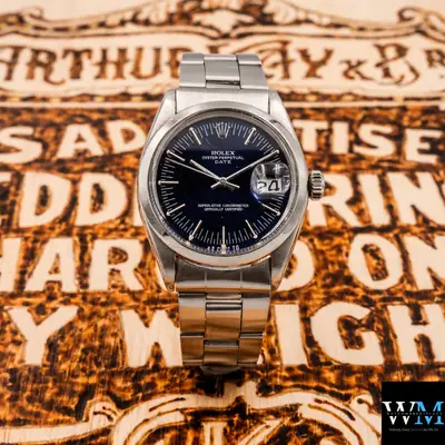 Rolex Oyster Perpetual Date Blue "Long