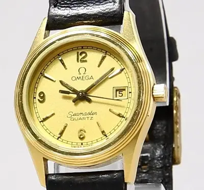 Omega [Near OMEGA Seamaster Cal.1380 Date Women's
