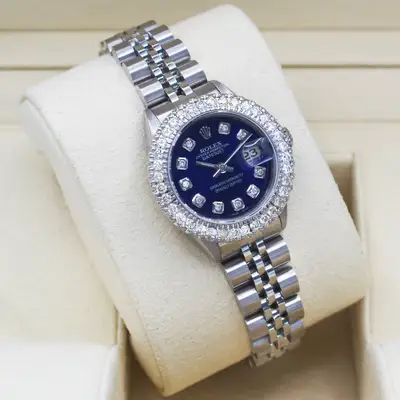 Rolex Datejust Custom 2ct Diamond Bezel/Markers