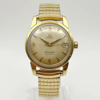 Omega Seamaster Calendar 2849 Gold-Filled Elastic