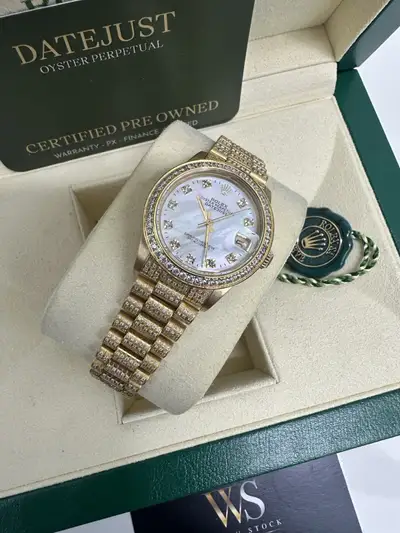 Rolex DATEJUST FULL 18K AND CERTIFICATES