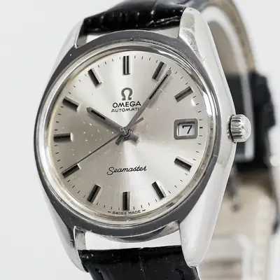 Omega *NEAR OMEGA Seamaster Cal.565 Date Silver