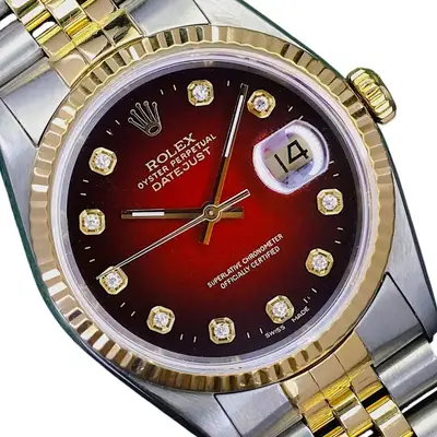 Rolex Datejust Two-Tone 18K Yellow Gold