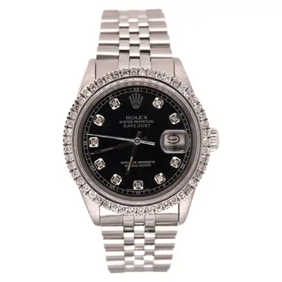 Rolex Datejust Jubilee Steel ICED 2.50ct