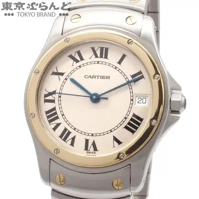 Cartier Santos Round LM Cougar Date