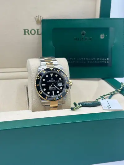 Rolex Rolex Submariner 126613LN 40mm Black Dial / Bezel Bi-Metal 2022 Box & Papers