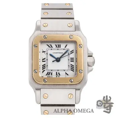 Cartier Santos 0902 Two-Tone 34x24mm Women's