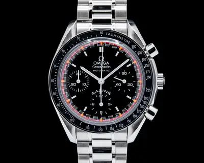 Omega Speedmaster Reduced Schumacher SS Black
