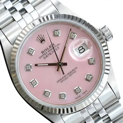 Rolex Womens Datejust 1601 Pink Mother