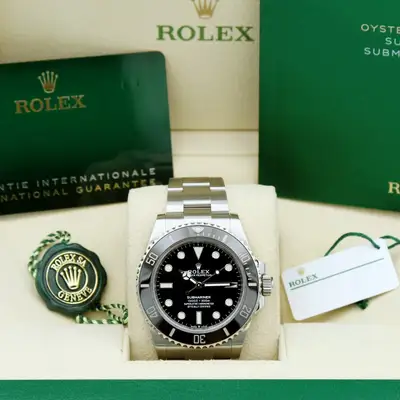 Rolex Rolex Submariner Non Date 124060 41 mm Black Dial Steel 2023 Box & Papers