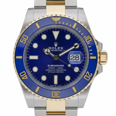 Rolex Rolex Submariner 126613LB with 41mm Steel & Yellow Gold case and Blue dial. E...