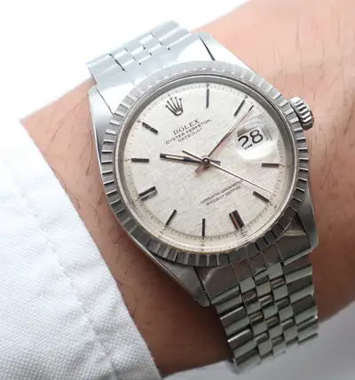 Rolex Datejust 1603 Steel Jubilee Silver