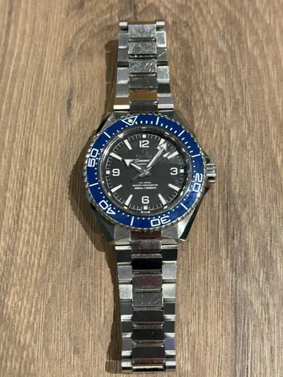 Omega Seamaster Planet Ocean Blue Bezel