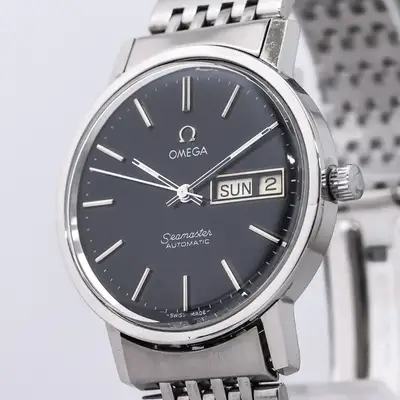 Omega *NEAR OMEGA Seamaster Cal.1022 Black Day/Date