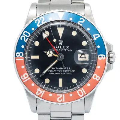 Rolex GMT Master 1675 Oyster Stainless