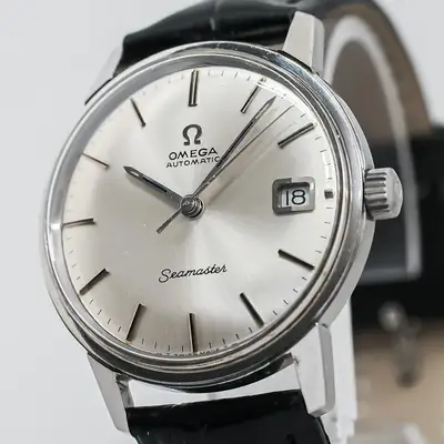 Omega *NEAR OMEGA Seamaster Cal.565 Date Silver