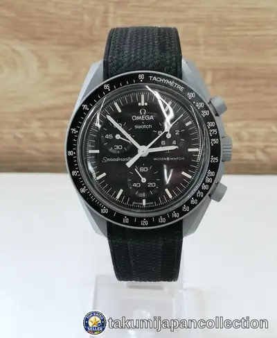 Omega Swatch Speedmaster Moon Moonwatch Chronograph