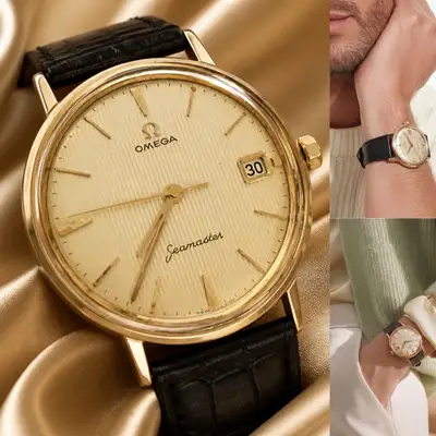 Omega Ω OMEGA SEAMASTER 14K ROSE GOLD