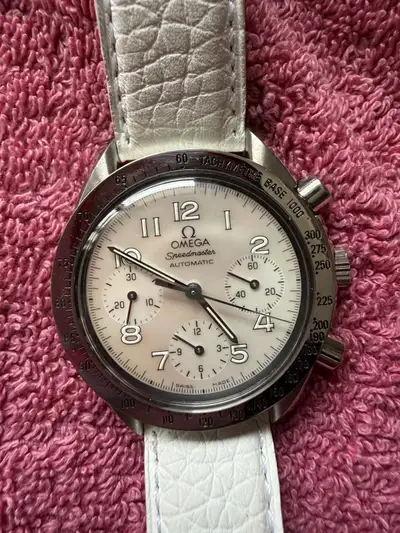 Omega Speedmaster White Faced