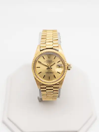 Rolex $25,000 ROLEX DATEJUST PRESIDENT 18k Yellow