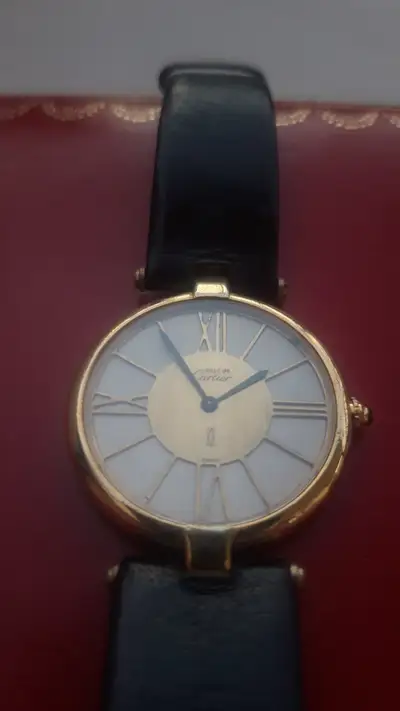 Cartier Must de Cartier round silver 925