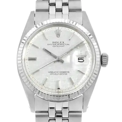 Rolex Datejust 1601 Silver mosaic bar