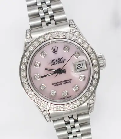 Rolex Datejust in Steel White Gold