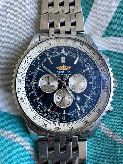 Breitling Navitimer Chronograph Date Steel Bracelet