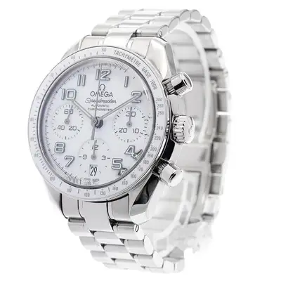 Omega OMEGA Speedmaster 324.30.38.40.04.001 38mm SS White Dial Automatic Watch #C4312
