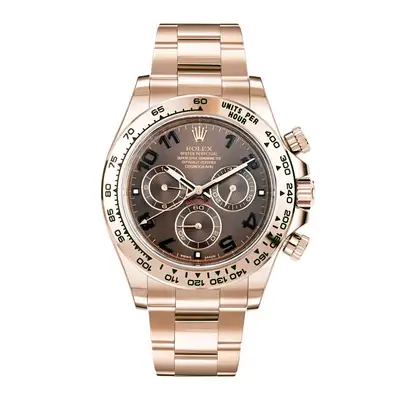 Rolex Daytona Chocolate Arabic Rose Gold